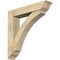 Ekena Millwork Thorton Traditional Rough Sawn Bracket w/ Offset Brace, Douglas Fir, 8"W x 40"D x 40"H BKT0806X40X40THR01RDF - alternate 1